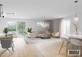 Wohnzimmer - Visualisierung - Möblierte 4,5 Zi.-Wohnung mit Balkon im Dachgeschoss ab sofort zu vermieten
