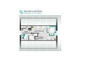 Grundriss Spitzboden - 