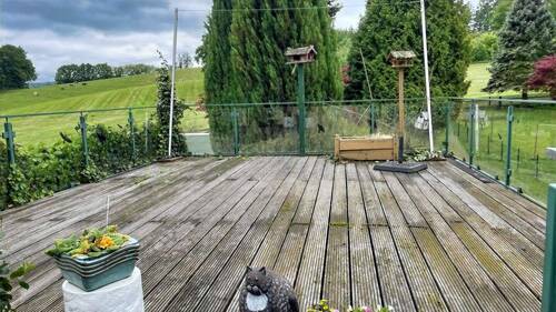 Terrasse - 4 Zimmer Doppelhaushälfte in Sebnitz