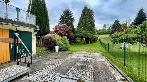 Garten - Doppelhaushälfte mit 127,00 m&sup2; in Sebnitz zum Kaufen