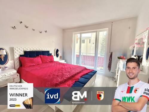 Thumbnail - Gepflegte 4-Zimmer-Wohnung mit Balkon in Kaufering Mitte