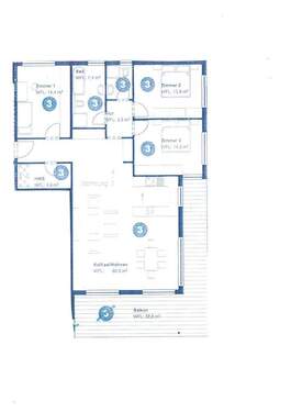 Wohnung 3 groß - 