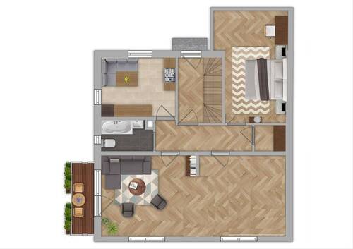 Erd- und Obergeschoss - 