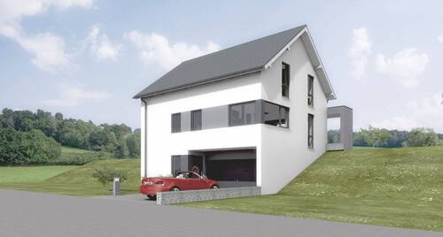 P-2auf Garage.jpg - Exklusives Einfamilienhaus - in Massivbauweise (Ausbauhaus auf Keller)