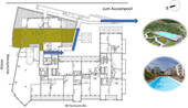 Etagengrundriss mit Lage der Wohnung - 