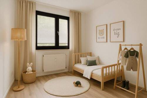 Kinderzimmer_Einrichtung beispielhaft - 3 Zimmer Etagenwohnung in Tübingen