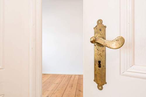 Türdetail - Vermietete Altbauwohnung in ikonischer Kiezlage - zum Kauf