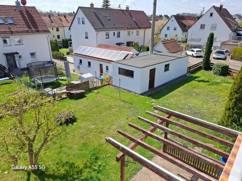 Blick in den Garten.jpg - Reihenendhaus mit 115,00 m&sup2; in Ulm zum Kaufen