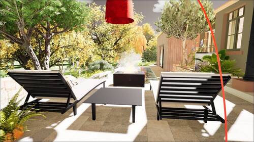 Visualisierung Terrasse - 