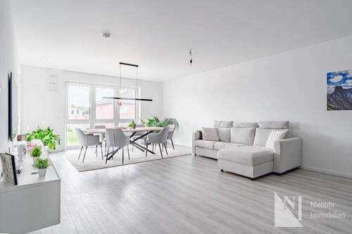 Heller Wohnbereich - 4 Zimmer Etagenwohnung zur Miete in Neetze
