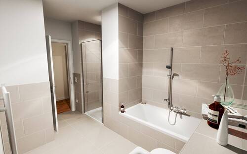 Musteransicht: Badezimmer - Etagenwohnung mit 95,60 m&sup2; in Berlin zur Miete