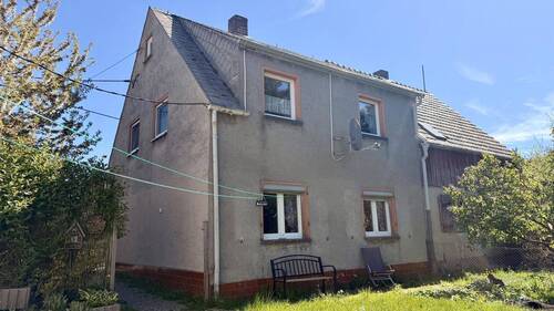 Außenansicht - 4 Zimmer Doppelhaushälfte zum Kaufen in Claußnitz