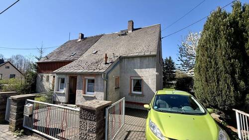 Straßenansicht - Doppelhaushälfte mit 80,00 m&sup2; in Claußnitz zum Kaufen