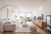 Visualisierung Wohnzimmer - 3 Zimmer Etagenwohnung zum Kaufen in München
