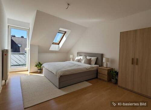 Schlafzimmer - 2 Zimmer Etagenwohnung in Kaufungen
