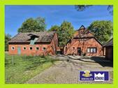 Hofstelle - Achtung Tierhalter! Resthof, mit Nebengebäude, mit 6055 m² Hof & Weideland!