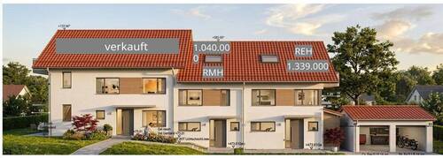 Haus Ansicht Nord - 5 Zimmer Reihenmittelhaus in Oberhaching