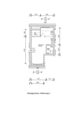 Wohnung 1 - Dachgeschoss - 