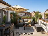 Wohnbeispiel Balkon (KI-generiert) - Gepflegtes Wohn- und Geschäftshaus mit 2 Einheiten im Zentrum von Dielheim - 266 m² Gesamtfläche
