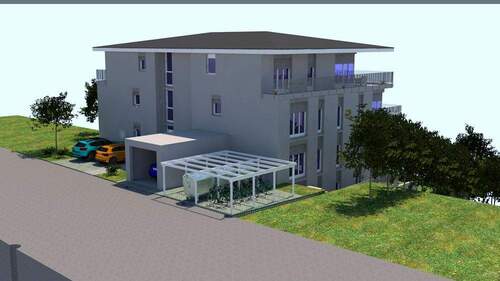 Ansicht Nord-West - Etagenwohnung mit 144,60 m&sup2; in Überlingen zum Kaufen