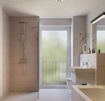 Stilvolle Neubauwohnung am Kurpark: Geräumige 3 Zimmer mit Tageslichtbad und Südbalkon - Stuttgart / Bad Cannstatt