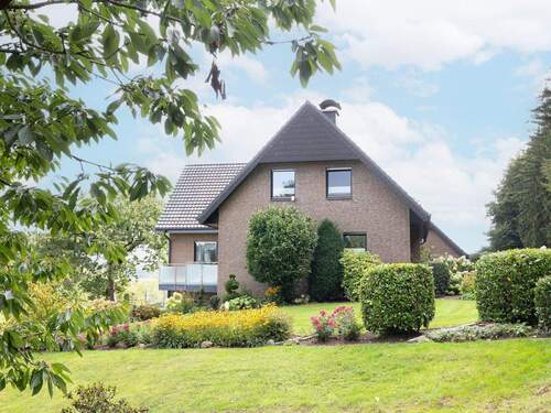 Ansicht Garten - Großzügiges Einfamilienhaus trifft auf ruhige Waldrandlage in Hilter