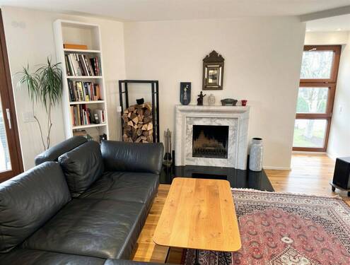 Wohnzimmer inkl. Kamin - 
