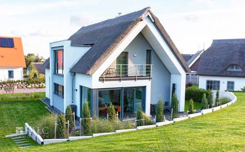 Rückseite Terrasse - 6 Zimmer Einfamilienhaus in Lohme