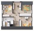 LH121 - Grundriss Dachgeschoss - 