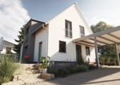 LH121 - Gartenansicht - 5 Zimmer Einfamilienhaus zum Kaufen in Magdala