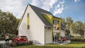 Ansicht Gartenseite - 4 Zimmer Einfamilienhaus in Rückersdorf