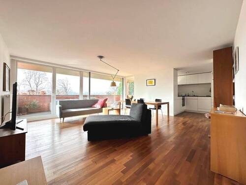 Wohn und Essbereich.jpg - Seltene Gelegenheit – Exklusive Seeblickwohnung am Aeschacher Ufer