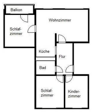 Bild 2 - 4 Zimmer Etagenwohnung zur Miete in Halle (Saale)