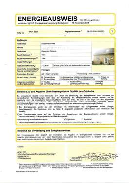 Energieausweis - 