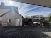 Kleine Abstellfläche am Haus - 1 Zimmer Doppelhaushälfte in Lindenfels / Winterkasten