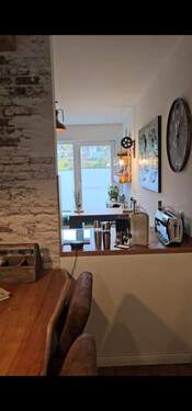 Blick in Küche von Wohnzimmer - 