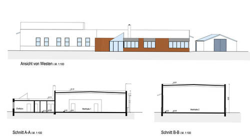 Außenansicht Kaltenkirchen - Halle zum Kaufen in Kaltenkirchen
