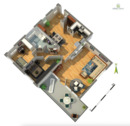 Grundriss_3D - nicht maßstabsgerecht - 