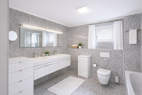 Badezimmer (Einrichtungsbeispiel KI generiert) - 