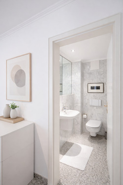 Gäste-WC (Einrichtungsbeispiel KI generiert) - 