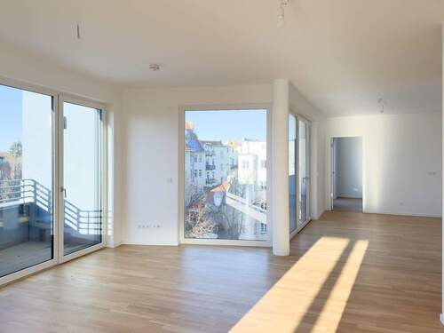 Wohnzimmer 5 - 4-Zimmer-Familienwohnung im Neubau * Balkon * Nähe Orankesee