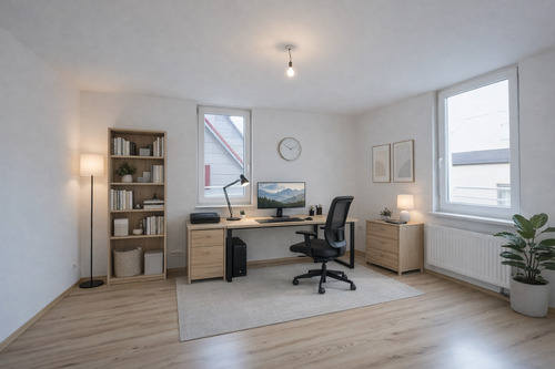 Zimmer2, 2.OG (mit KI bearbeitet und möbliert) - 