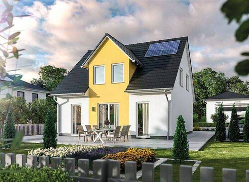Flair 113 - Gartenansicht - 4 Zimmer Einfamilienhaus zum Kaufen in Marlishausen