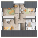 Flair 125 - Grundriss Dachgeschoss - 