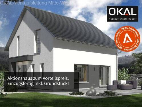 Außenansicht - Stilvoll wohnen zum Vorteilspreis - Aktionshaus Springside 1 inkl. Grundstück, bezugsfertig!
