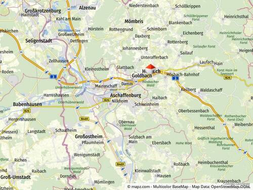 Lage im Landkreis - 