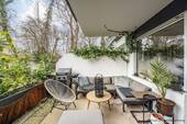 Terrasse - 2 Zimmer Etagenwohnung in München