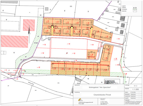 Übersichtsplan Privatgrundstücke - 