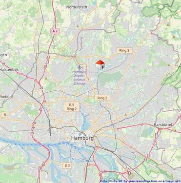 Lage in Hamburg - 