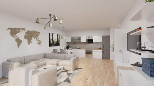 Wohnen - 2 Zimmer Terrassenwohnung zum Kaufen in Achim